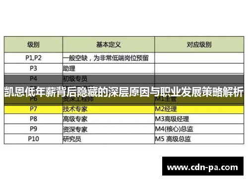 凯恩低年薪背后隐藏的深层原因与职业发展策略解析 凯恩低年薪背后隐藏的深层原因与职业发展策略解析